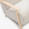 Butaca Meghan de chenilla perla y madera maciza de fresno con acabado natural FSC Mix Credit en Off-white - Butacas, banquetas y puffs, Uruguay | Kavehome, vista 7 de 10
