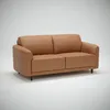 SOFA 2 CUERPOS - 100% CUERO - MODELO MARBELLA - COLOR MARRON CLARO en Marrón - Sillones y sofás, Uruguay | Champagne Home, vista 2 de 4