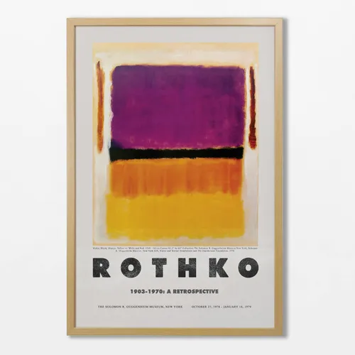 Rothko - A retrospective en Multicolor - Láminas, Uruguay | La Cuadrería