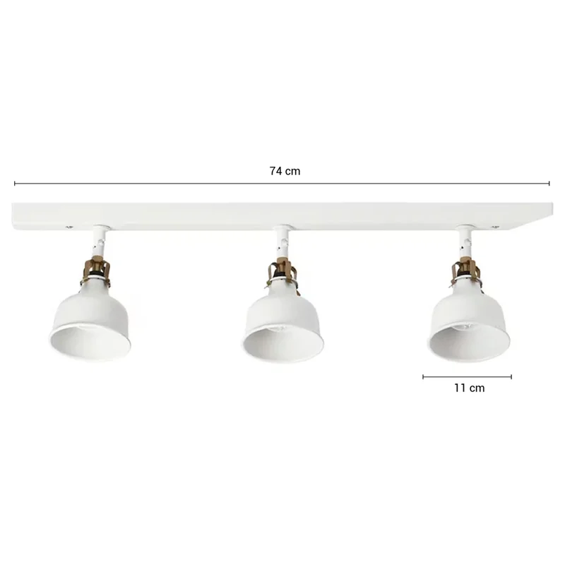 Lámpara De Techo Oxford Triple Blanco en Blanco - Lámparas colgantes, Uruguay | Serlux, vista 5