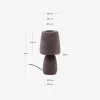 Lámpara de mesa Tandy de terracota marrón en Marrón - Lámparas de mesa, Uruguay | Kavehome, vista 6 de 6