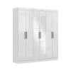 Ropero 6 Puertas Batientes 2 Cajones 100% Mdp en Blanco - Roperos y placares, Uruguay | Soy Hogar, vista 3