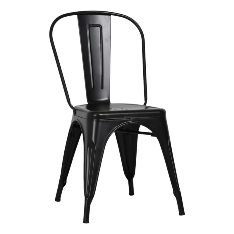 Silla Tolix Pack 4 unidades Metálica - Negro en Negro - Sillas, Uruguay | Rústico Hogar, vista 4
