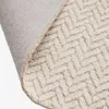 Alfombra Calira de lana jacquard trenzado beige 230 x 160 cm en Madera natural - Textiles, Uruguay | Kavehome, vista 6 de 6