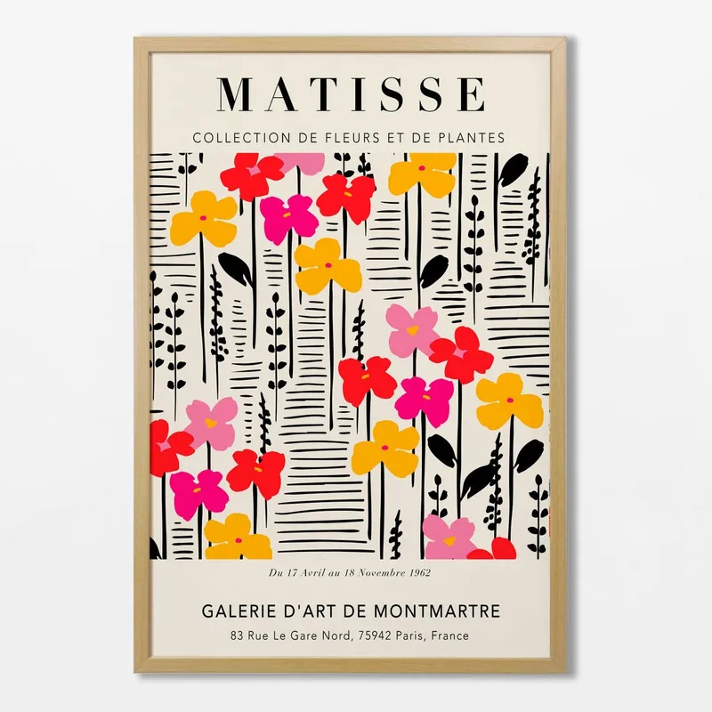Matisse - Floral N.03 en Multicolor - Láminas, Uruguay | La Cuadrería