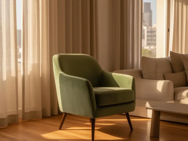 Sillas de comedor junto a mesa de madera en ambiente cálido