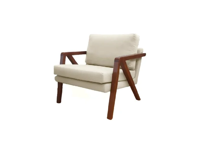 Butaca NINA - Beige en Beige - Butacas, banquetas y puffs, Uruguay | Finkel, vista 2