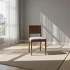 Silla De Comedor Madera-y-tela Natural-beige Teca en Beige - Sillas, Uruguay | Divino, vista 1 de 4