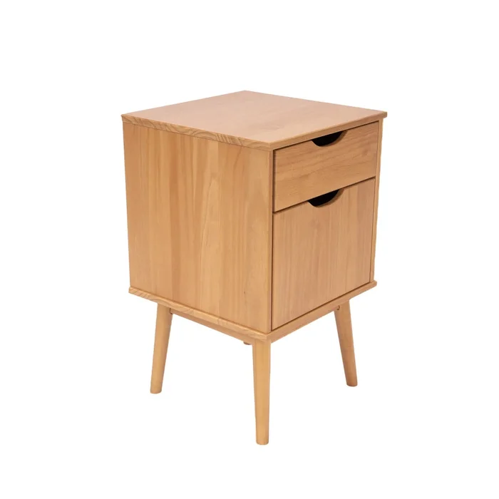 Mesa de Luz - Línea Praga- Roble en Madera natural - Mesas de luz, Uruguay | Ecowood, vista 2