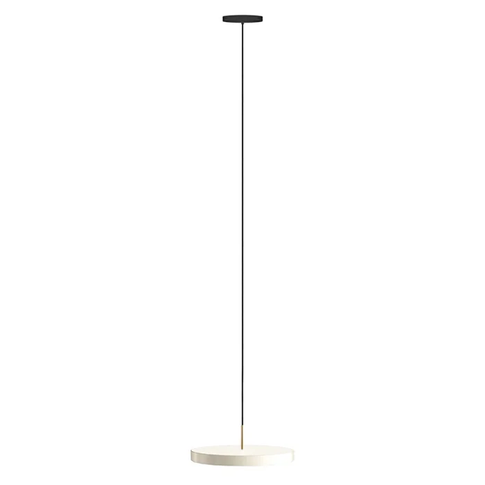Luminaria LED Colgante Florence Grande Blanco 48W en Blanco - Lámparas colgantes, Uruguay | Serlux, vista 4