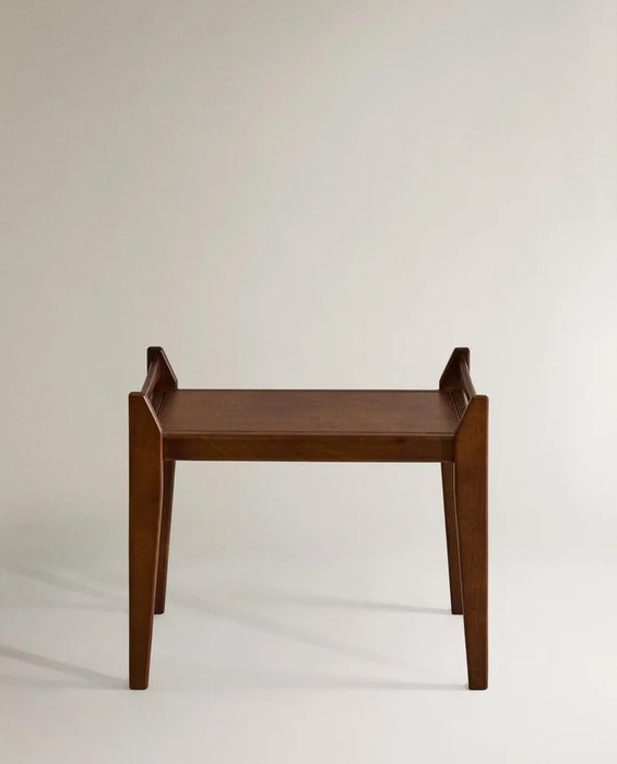 BANCO PEQUEÑO MADERA en Madera natural - Butacas, banquetas y puffs, Uruguay | Zara Home, vista 2