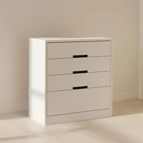 Comoda Mdp Blanco S824 en Blanco - Cómodas, Uruguay | Divino