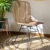 Silla de mimbre y hierro Akros - Muebles, Uruguay | Decoramuss, vista 1 de 2