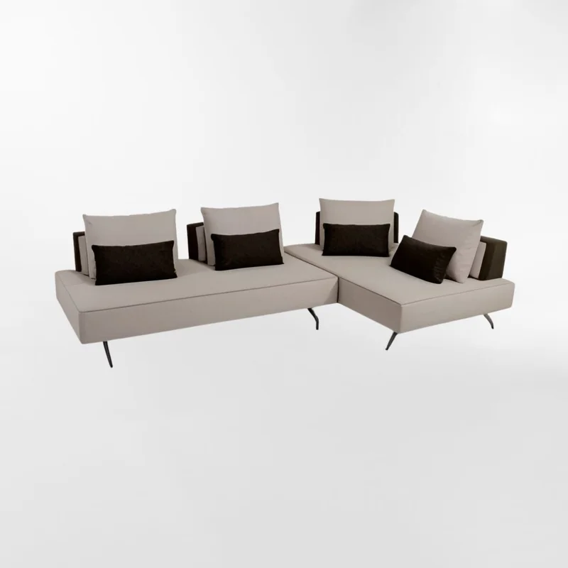Sofá modular DOMINO Beige en Beige - Sillones y sofás, Uruguay | Viasono, vista 3