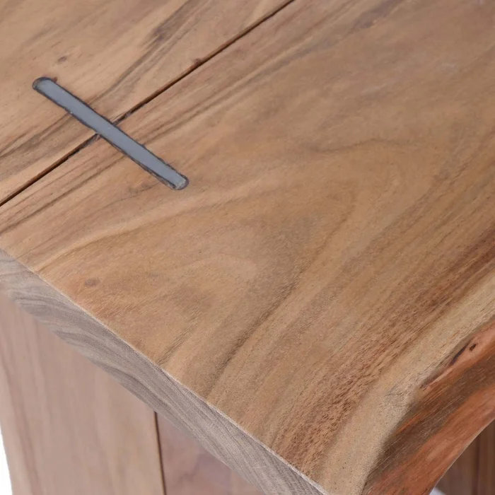 Mesa Auxiliar De Living Madera Natural-beige Neat Natural en Madera natural - Mesas de living, Uruguay | Divino, vista 3