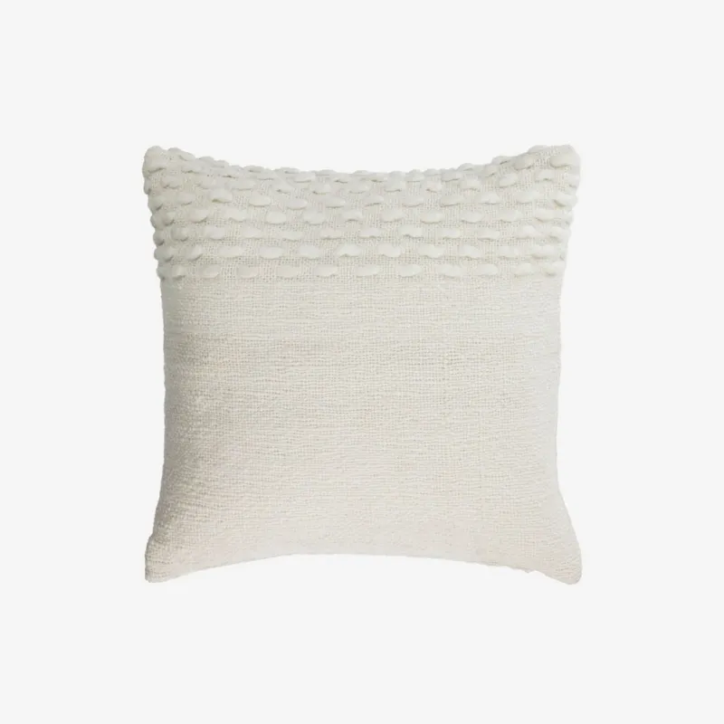 Almohadón Beva blanco 45 x 45 cm en Blanco, Uruguay | Kavehome