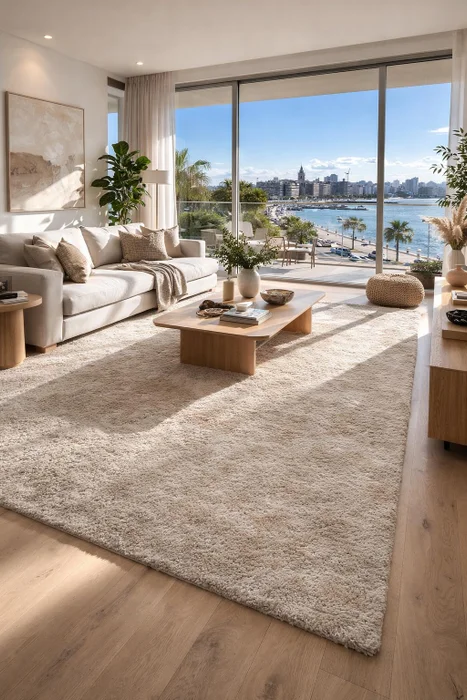 ALFOMBRA FOFFO Beige 200CM X 250CM D3421 en Beige - Alfombras, Uruguay | Indrana