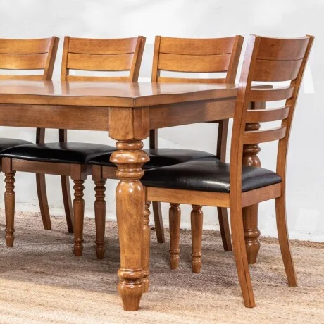Juego De Comedor Luca en Marrón - Mesas de comedor, Uruguay | Aihaus, vista 3