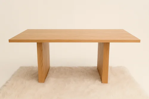 Mesa de Comedor - Lykke en Madera natural - Mesas de living, Uruguay | Bloop Home