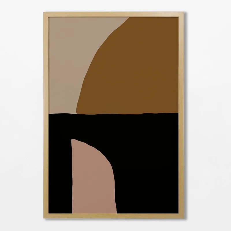 Abstractos Neutros - Serie N.14 en Multicolor - Láminas, Uruguay | La Cuadrería