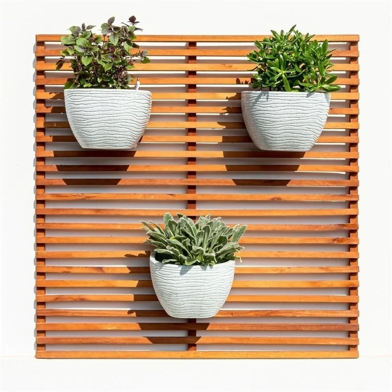 MACETA PARA PARED 21X17CM SISAL BLANCA en Blanco - Macetas, Uruguay | Decohogar, vista 3