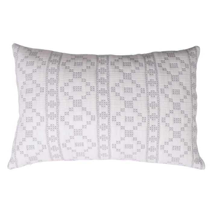 Almohadón Stripe Jacquard Jacquard Cross - Textiles, Uruguay | Divino, vista 3