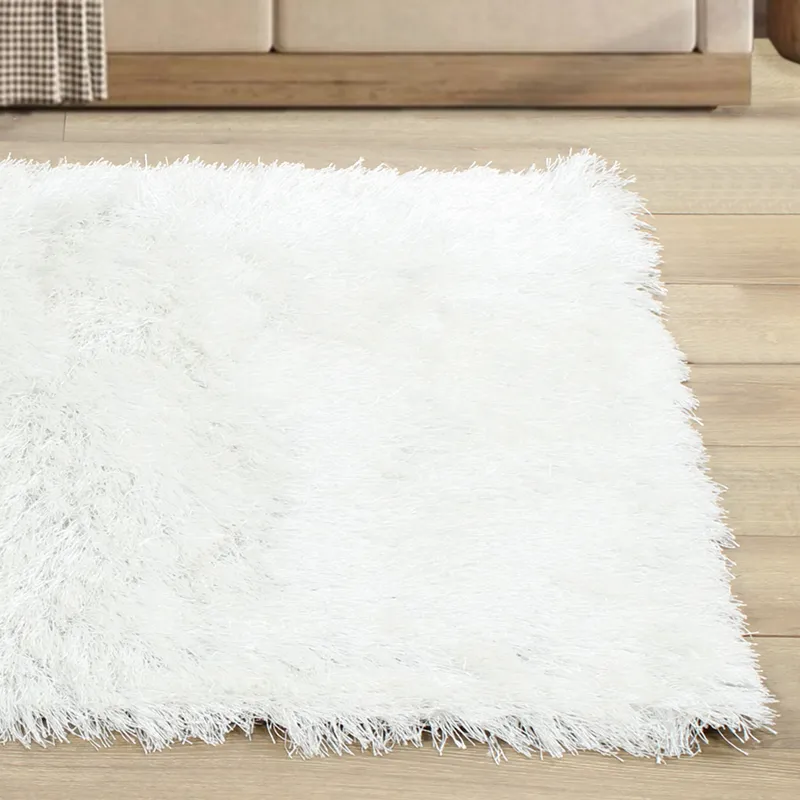 Alfombra Super Shaggy 100×150 en Blanco - Textiles, Uruguay | Tiendas Montevideo