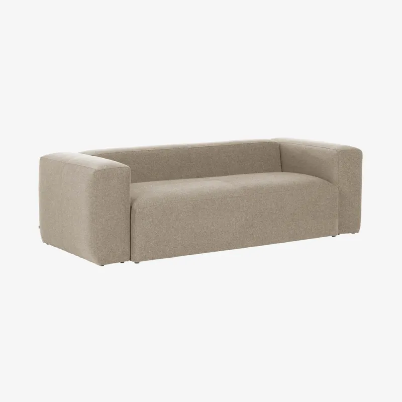 Sofá Blok 3 plazas - beige 240 cm en Beige - Sillones y sofás, Uruguay | Kavehome