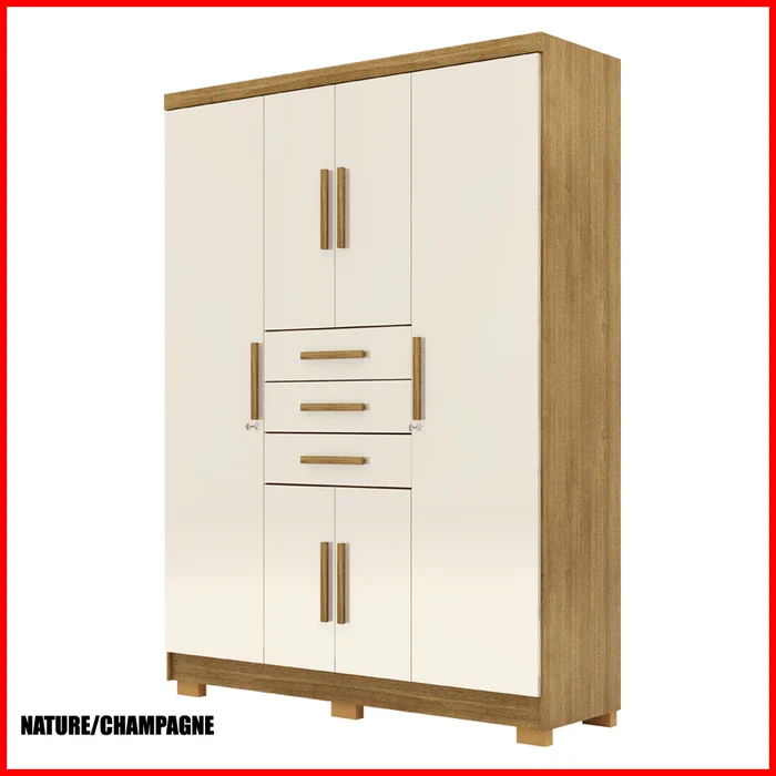 Placard 6 puertas 3 cajones – Taurus 10020 - Roperos y placares, Uruguay | Punto Unión, vista 2