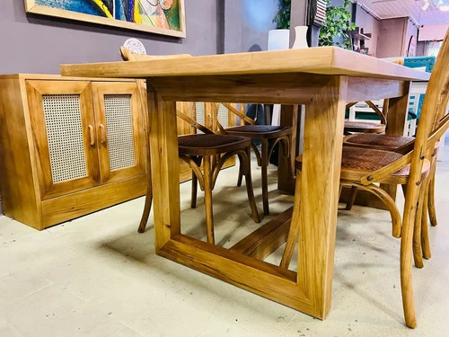 Juego De Comedor Madera Ozark Mesa Mónaco 6 Sillas Vienesas A Eleccion en Madera natural - Mesas de comedor, Uruguay | Ozark Home, vista 9