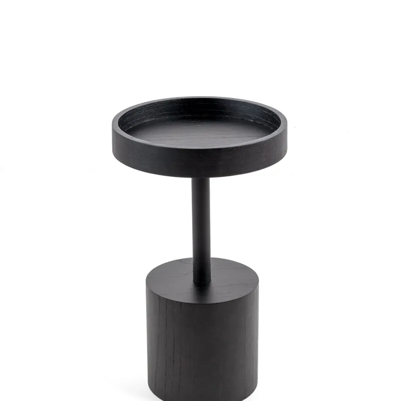 MESA LATERAL STAR G CINAMOMO NEGRA 40X40X60H CM, Uruguay | Vinibel