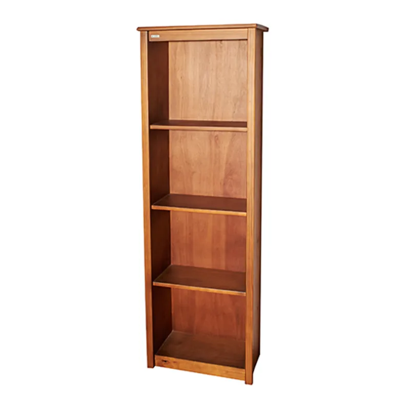 Biblioteca estantería de 80 cm — Serra Amoblamientos en Madera natural - Bibliotecas, Uruguay | Serra Amoblamientos