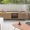 Rack PLISSE 1.60 m Madera en Madera natural - Muebles para TV, Uruguay | Finkel, vista 3 de 4