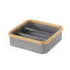 ORGANIZADOR PLEGABLE 3 COMP 30X30X9CM EX TELA GRIS en Gris - Canastos, Uruguay | Decohogar, vista 1 de 4