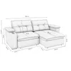 Sofa Zandon 260CM - Retractil/Reclinable - Sillones y sofás, Uruguay | Balton, vista 22 de 24