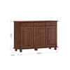 BARGUE?O RUBI 3 PUERTAS 3 CAJONES CAFE 8927 WN - Muebles para TV, Uruguay | Rosas Hermanos, vista 3 de 4