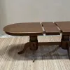 Mesa Oval Extensible Brighton en Madera natural - Mesas de comedor, Uruguay | Satec, vista 2 de 2