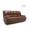 Sillon reclinable cuero Dobson 3 cuerpos - Sillones y sofás, Uruguay | Satec, vista 2 de 3