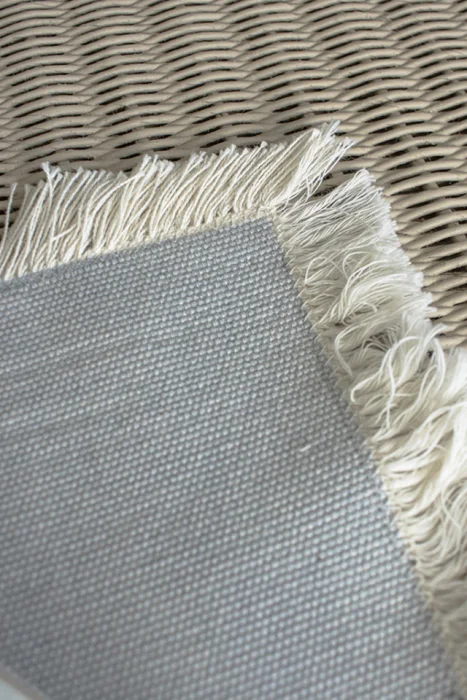 INDIVIDUAL CON FLECOS NATURAL en Multicolor - Textiles, Uruguay | Sentido Jose Ignacio, vista 7