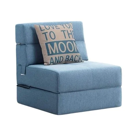 Sofa cama Foldie 1 cuerpo - Azul en Azul - Sillones y sofás, Uruguay | La Cueva Muebles, vista 6