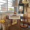 Mesa de Luz Praga - Blanca con Esterilla - Mesas de luz, Uruguay | Berna home, vista 4 de 4