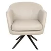 Butaca Giratoria 1 Cuerpo Cuero Blanco 1004 Offwhite en OFFWHITE - Sillones y sofás, Uruguay | Divino, vista 5 de 5