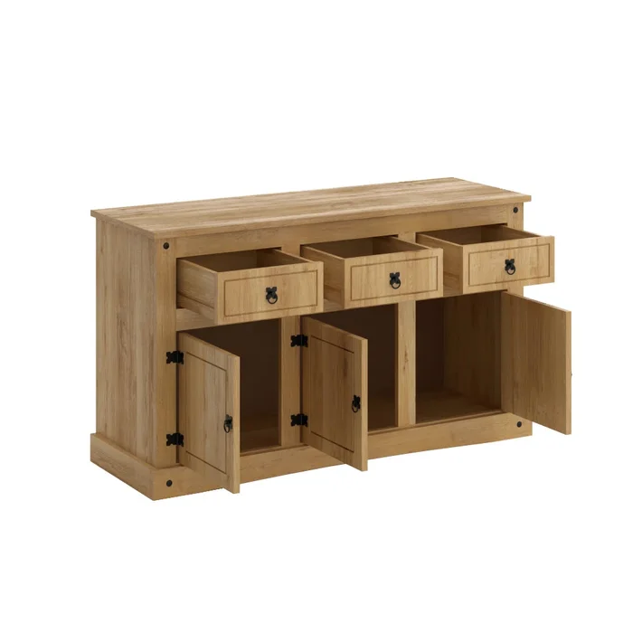 Aparador Burgo Línea Monterrey Madera Maciza - Natural en Madera natural - Aparadores y recibidores, Uruguay | Ecowood, vista 3
