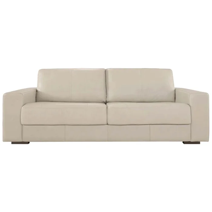 Sillón 3 Cuerpos Cuero-100-natural Natural-beige Texas Crema en Beige - Sillones y sofás, Uruguay | Divino, vista 2
