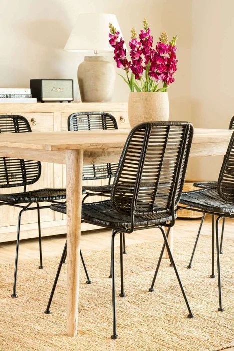 MESA COMEDOR NORDICA - OLMO NATURAL - 1.50 X 0.90 MTS en Madera natural - Mesas de comedor, Uruguay | La Iberica, vista 18