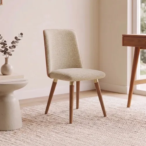 Silla Dakota Giratoria - Linea Mónaco en Beige - Sillas, Uruguay | Rústico Hogar