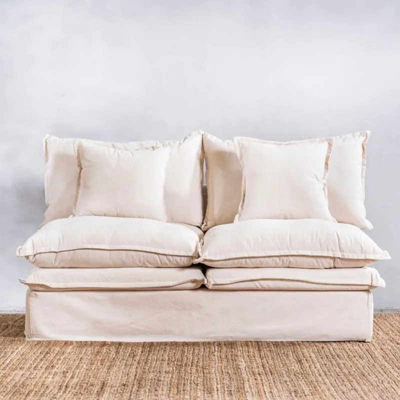 Módulo Tessa Central 150cm Crudo en Beige - Sillones y sofás, Uruguay | Aihaus