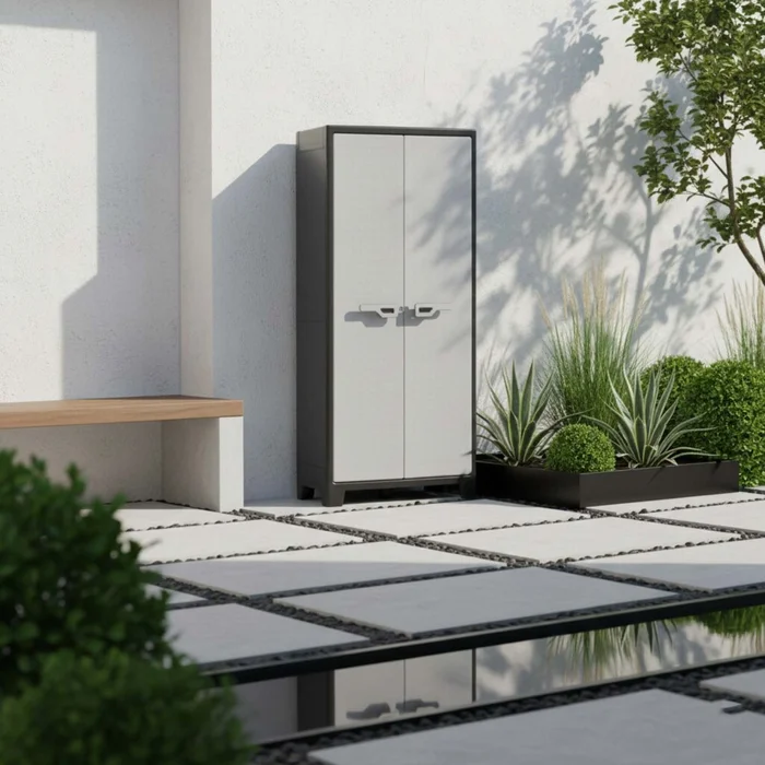 Multiuso Armario Gris Polipropileno Keter Titan en Gris - Muebles para el exterior, Uruguay | Divino