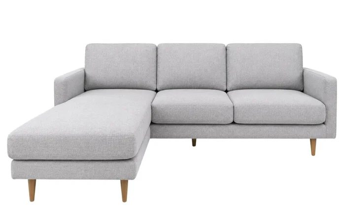 Sofa con Chaise PRADA PREVENTA - Light Grey Tela Rústica en Light Grey Tela Rústica - Sillones y sofás, Uruguay | Finkel