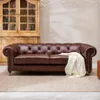 Sillón Sofá Liverpool 3 Cuerpos - Marrón en Marrón - Sillones y sofás, Uruguay | Aihaus, vista 2 de 4